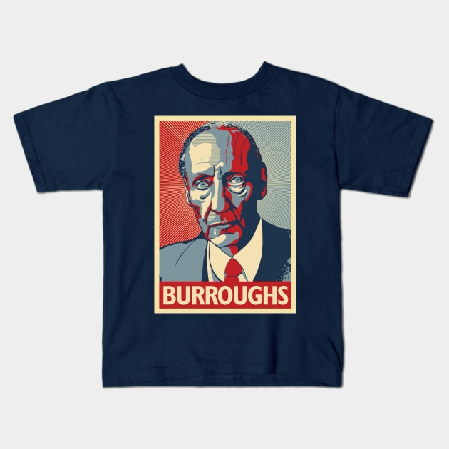 WILLIAM BURROUGHS Kids T-Shirt by The Jung Ones